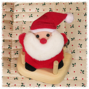 ちょい置きスタンド　サンタさん人形